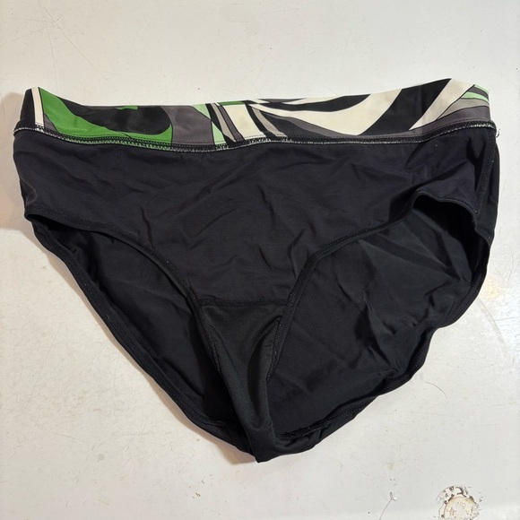 💥5/$25 Silhouette Solutions women’s black bikini bottoms in size 12 - Picture 4 of 6